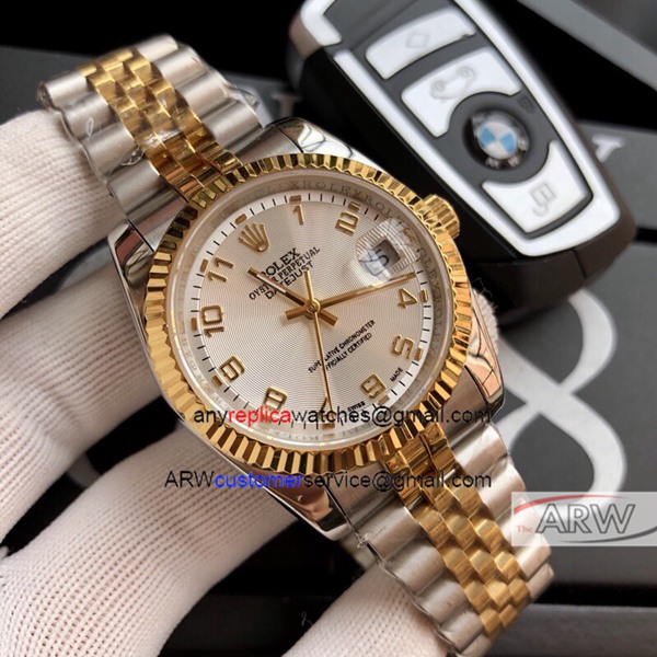Rolex Datejust White Dial Jubilee Watch 36mm Best Replica